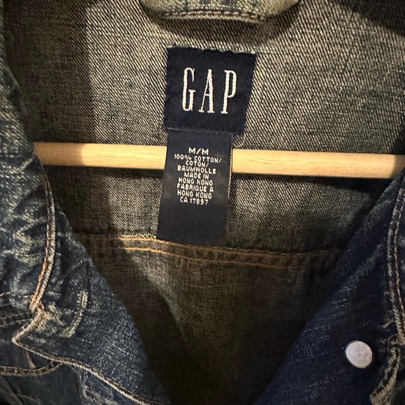 Gap dark blue denim crop jacket - Picture 4 of 4